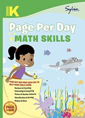 Kindergarten Page Per Day: Math Skills