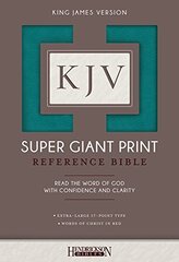 King James Version Super Giant Print Reference Bible: Flexisoft, Turquoise